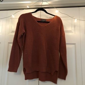 Primark- burnt orange knit sweater - size M